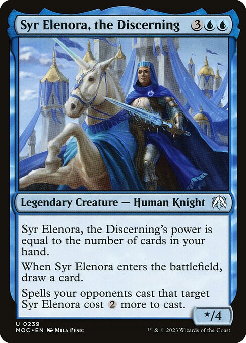Syr Elenora, the Discerning - March of the Machine Commander Uncommon Card