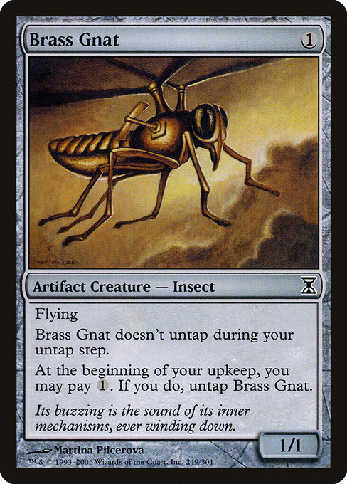 Brass Gnat - Time Spiral Common Card