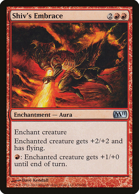 Shiv's Embrace - Magic 2011 Uncommon Card