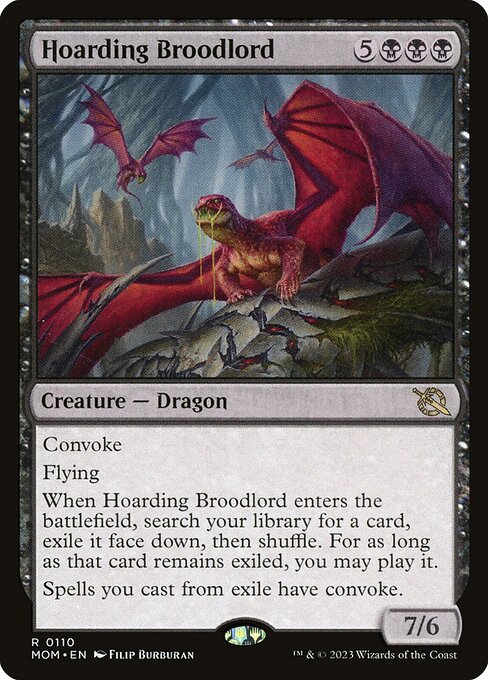 Hoarding Broodlord - March of the Machine Rare Card