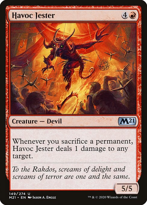 Havoc Jester - Core Set 2021 Uncommon Card