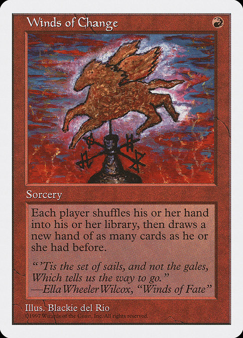 Winds of Change - Fifth Edition Rare Card
