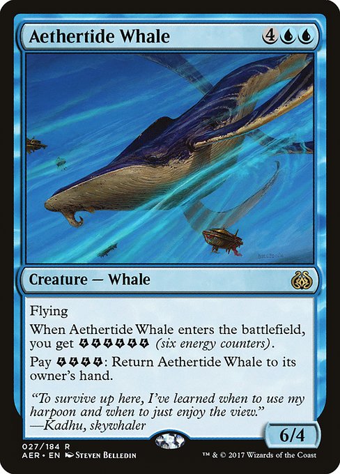 Aethertide Whale - Aether Revolt Rare Card