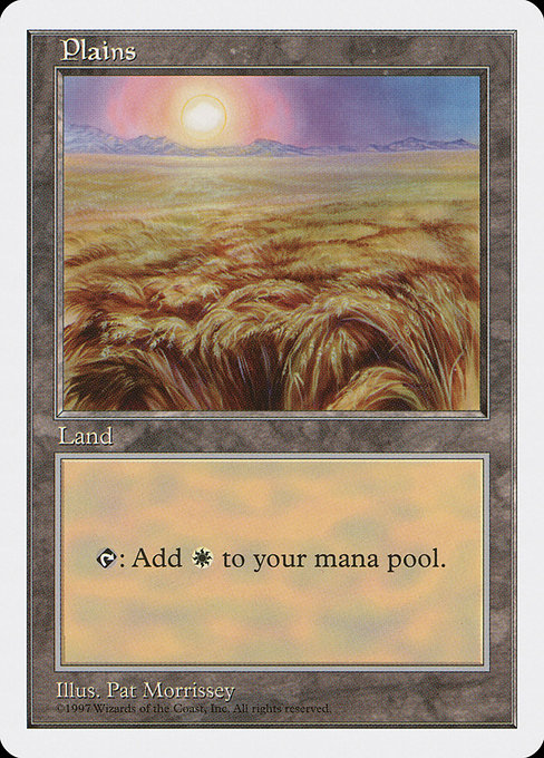 Plains - Fifth Edition Common Card