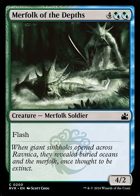 Merfolk of the Depths - Ravnica Remastered Common Card