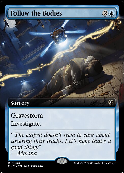 Follow the Bodies - Murders at Karlov Manor Commander Rare Card