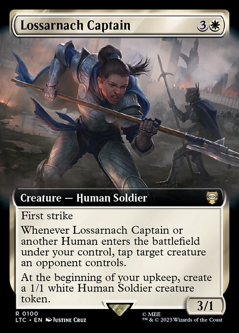 Lossarnach Captain - Tales of Middle-earth Commander Rare Card