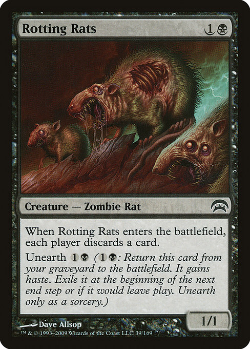 Rotting Rats - Planechase Common Card