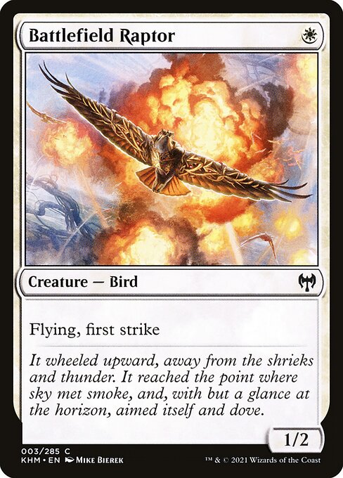 Battlefield Raptor - Kaldheim Common Card