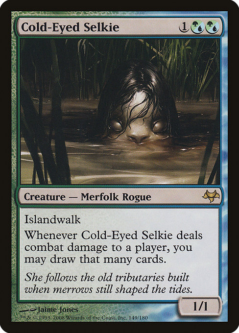 Cold-Eyed Selkie - Eventide Rare Card