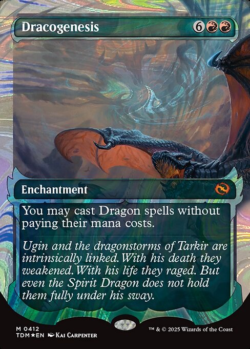 Dracogenesis - Tarkir: Dragonstorm Mythic Card