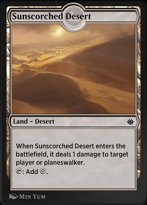 Sunscorched Desert - Amonkhet Remastered Common Card
