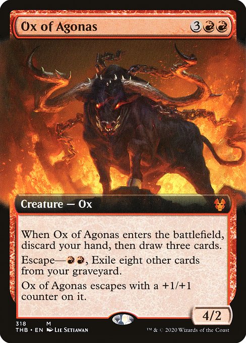 Ox of Agonas - Theros Beyond Death Mythic Card