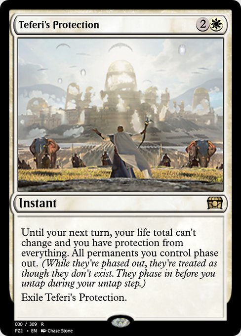 Teferi's Protection - Treasure Chest Rare Card