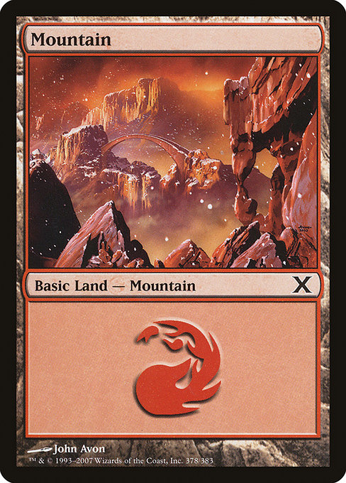 Mountain - Tenth Edition Common Card