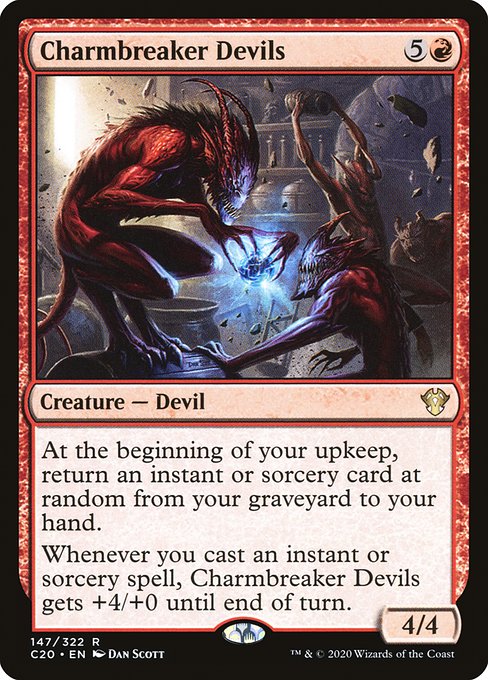 Charmbreaker Devils - Commander 2020 Rare Card
