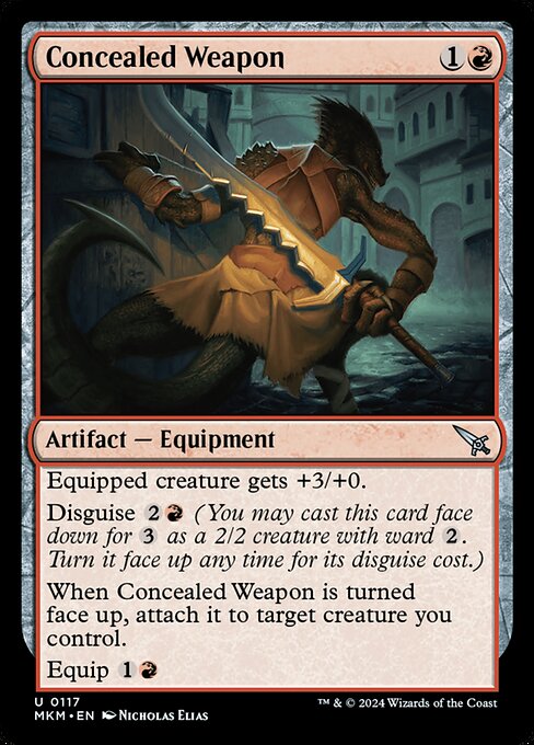 Concealed Weapon - Murders at Karlov Manor Uncommon Card