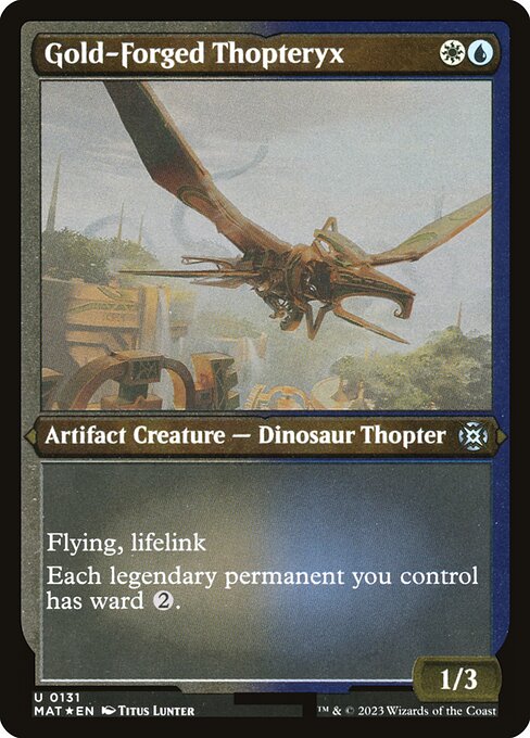 Gold-Forged Thopteryx - March of the Machine: The Aftermath Uncommon Card
