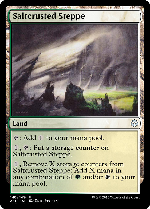 Saltcrusted Steppe - Legendary Cube Prize Pack Uncommon Card