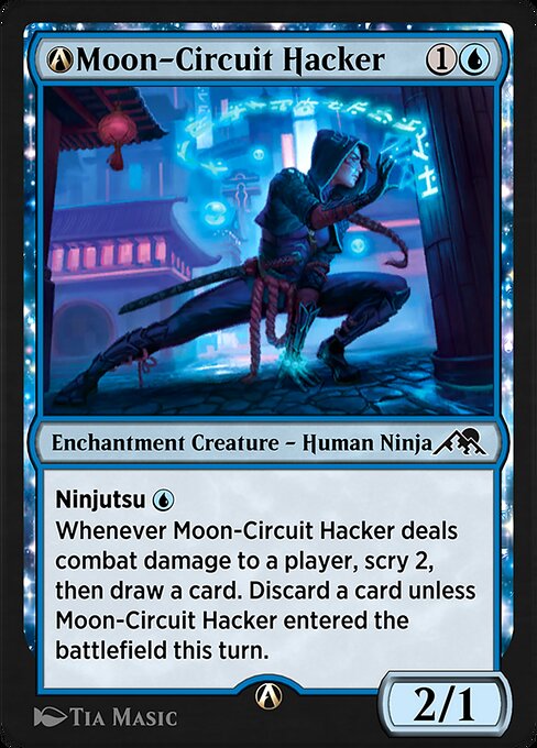A-Moon-Circuit Hacker - Kamigawa: Neon Dynasty Common Card