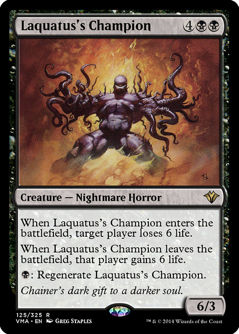 Laquatus's Champion - Vintage Masters Rare Card