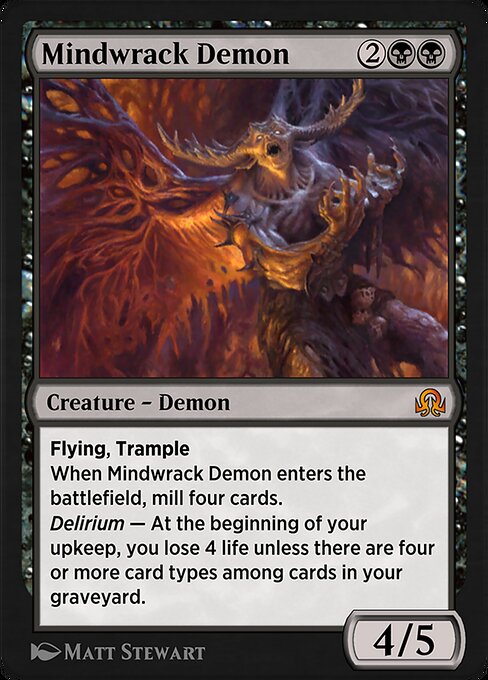 Mindwrack Demon - Shadows over Innistrad Remastered Mythic Card