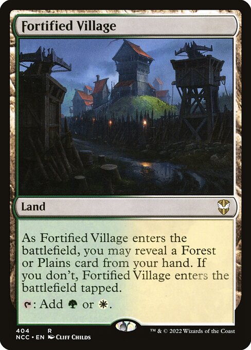 Fortified Village - New Capenna Commander Rare Card