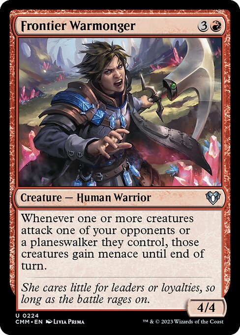 Frontier Warmonger - Commander Masters Uncommon Card