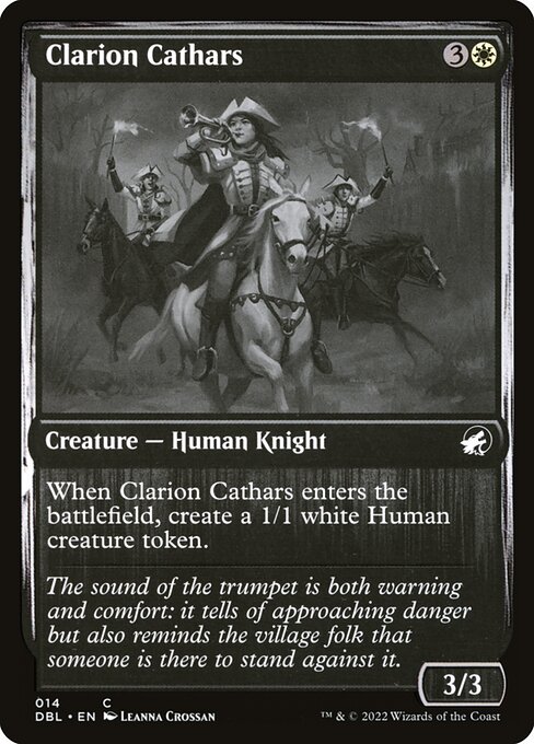 Clarion Cathars - Innistrad: Double Feature Common Card