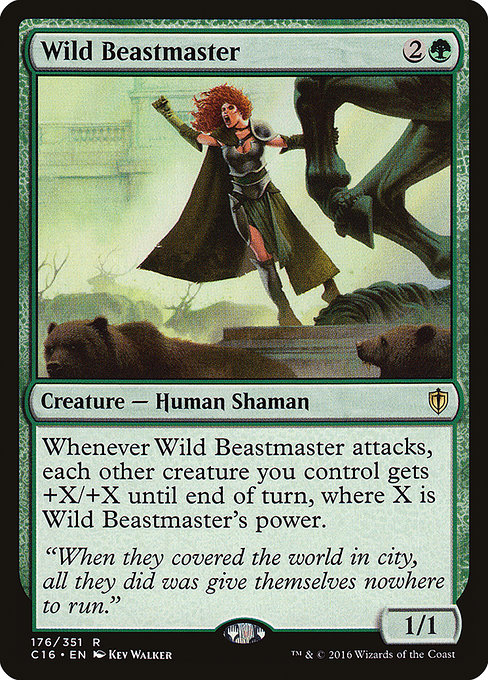 Wild Beastmaster - Commander 2016 Rare Card