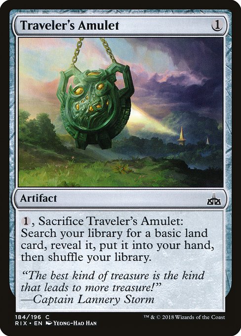 Traveler's Amulet - Rivals of Ixalan Common Card