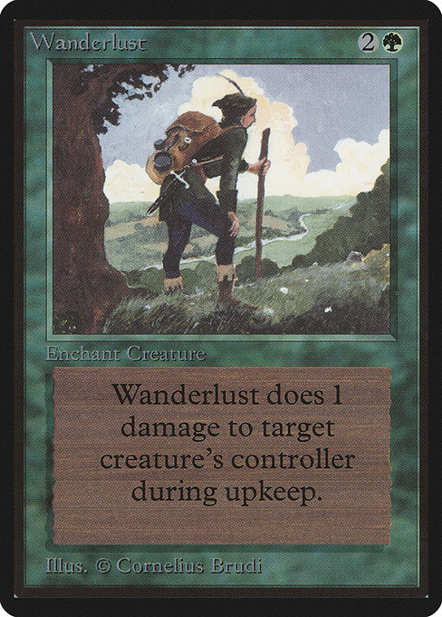 Wanderlust - Limited Edition Beta Uncommon Card