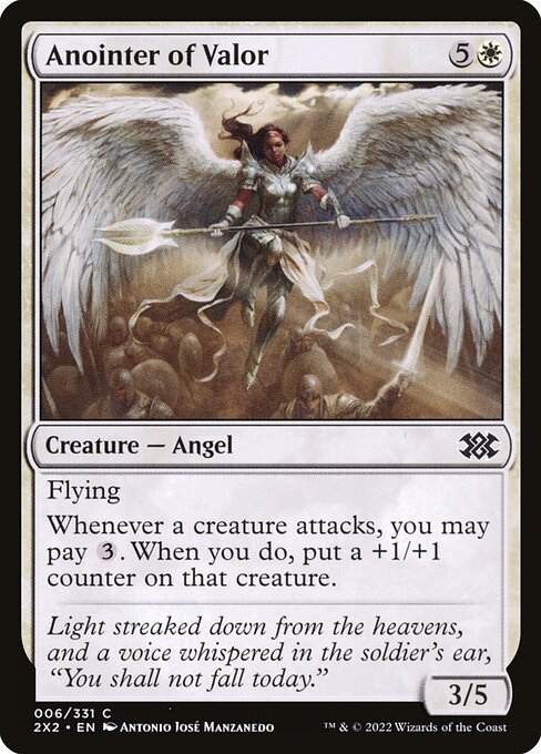 Anointer of Valor - Double Masters 2022 Common Card