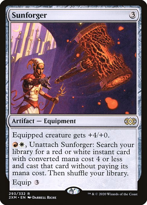 Sunforger - Double Masters Rare Card
