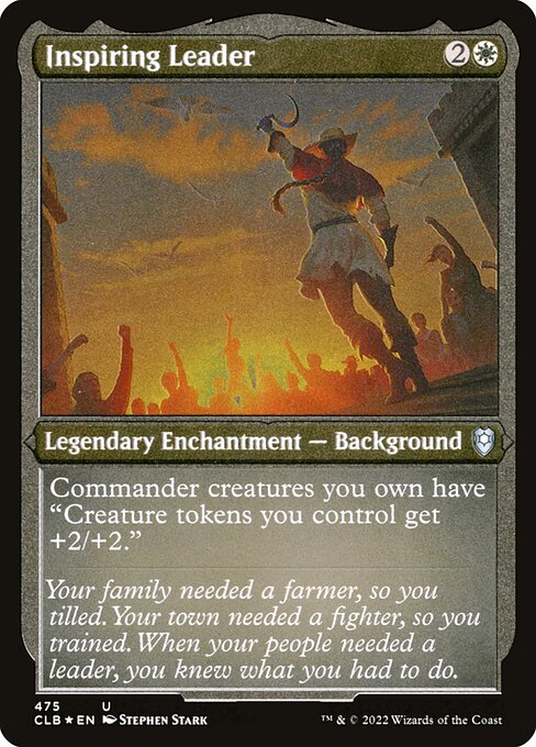 Inspiring Leader - Commander Legends: Battle for Baldur's Gate Uncommon Card