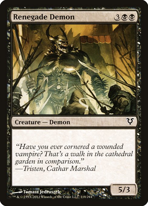 Renegade Demon - Avacyn Restored Common Card
