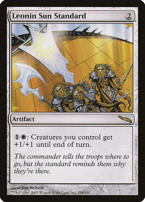 Leonin Sun Standard - Mirrodin Rare Card