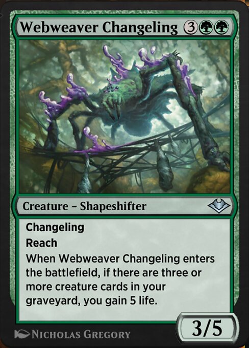 Webweaver Changeling - Jumpstart: Historic Horizons Uncommon Card