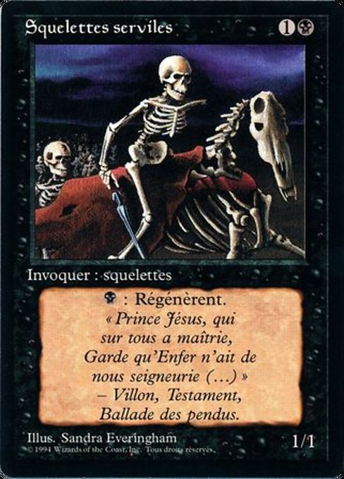 Drudge Skeletons - Foreign Black Border Common Card