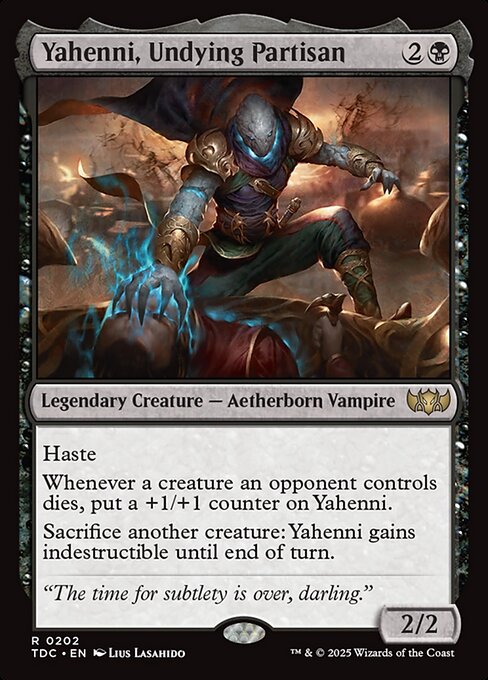 Yahenni, Undying Partisan - Tarkir: Dragonstorm Commander Rare Card