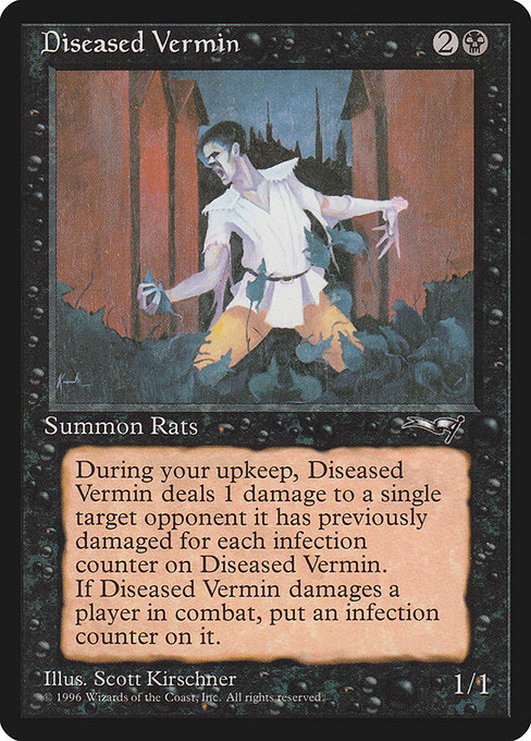 Diseased Vermin - Alliances Uncommon Card