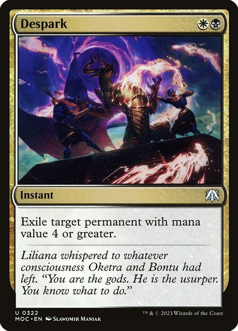 Despark - March of the Machine Commander Uncommon Card