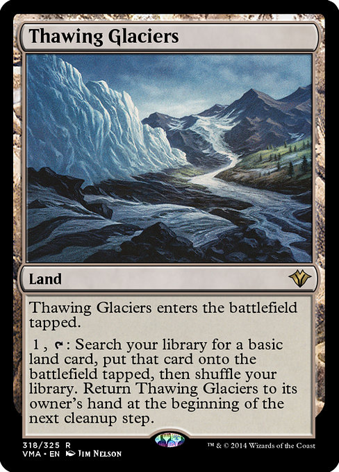 Thawing Glaciers - Vintage Masters Rare Card