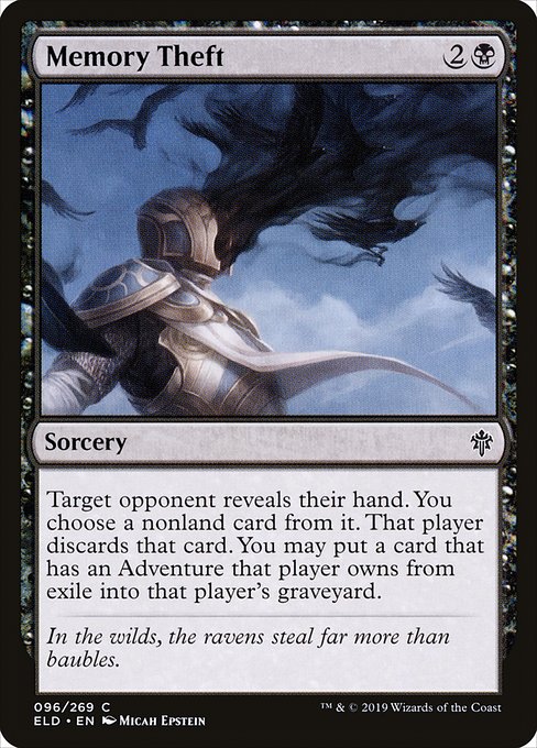 Memory Theft - Throne of Eldraine Common Card