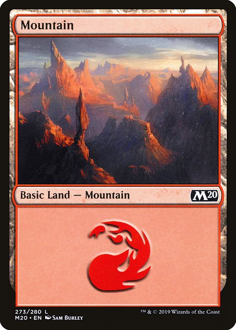 Mountain - Core Set 2020 Common Card