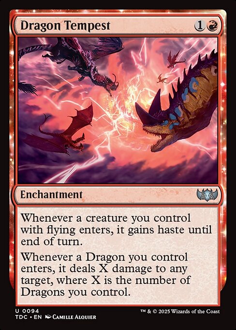 Dragon Tempest - Tarkir: Dragonstorm Commander Uncommon Card