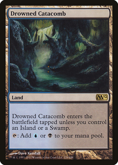 Drowned Catacomb - Magic 2012 Rare Card