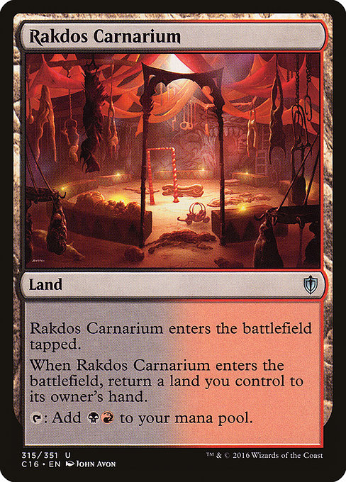 Rakdos Carnarium - Commander 2016 Uncommon Card