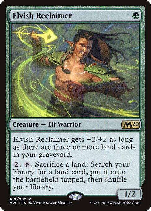 Elvish Reclaimer - Core Set 2020 Rare Card