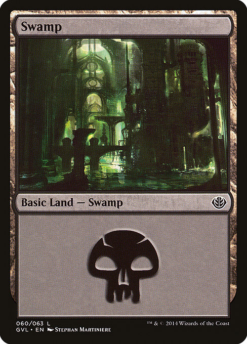 Swamp - Duel Decks Anthology: Garruk vs. Liliana Common Card